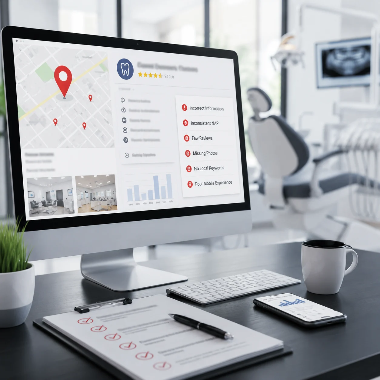 Local SEO Errors That Undermine Dental Practice Growth