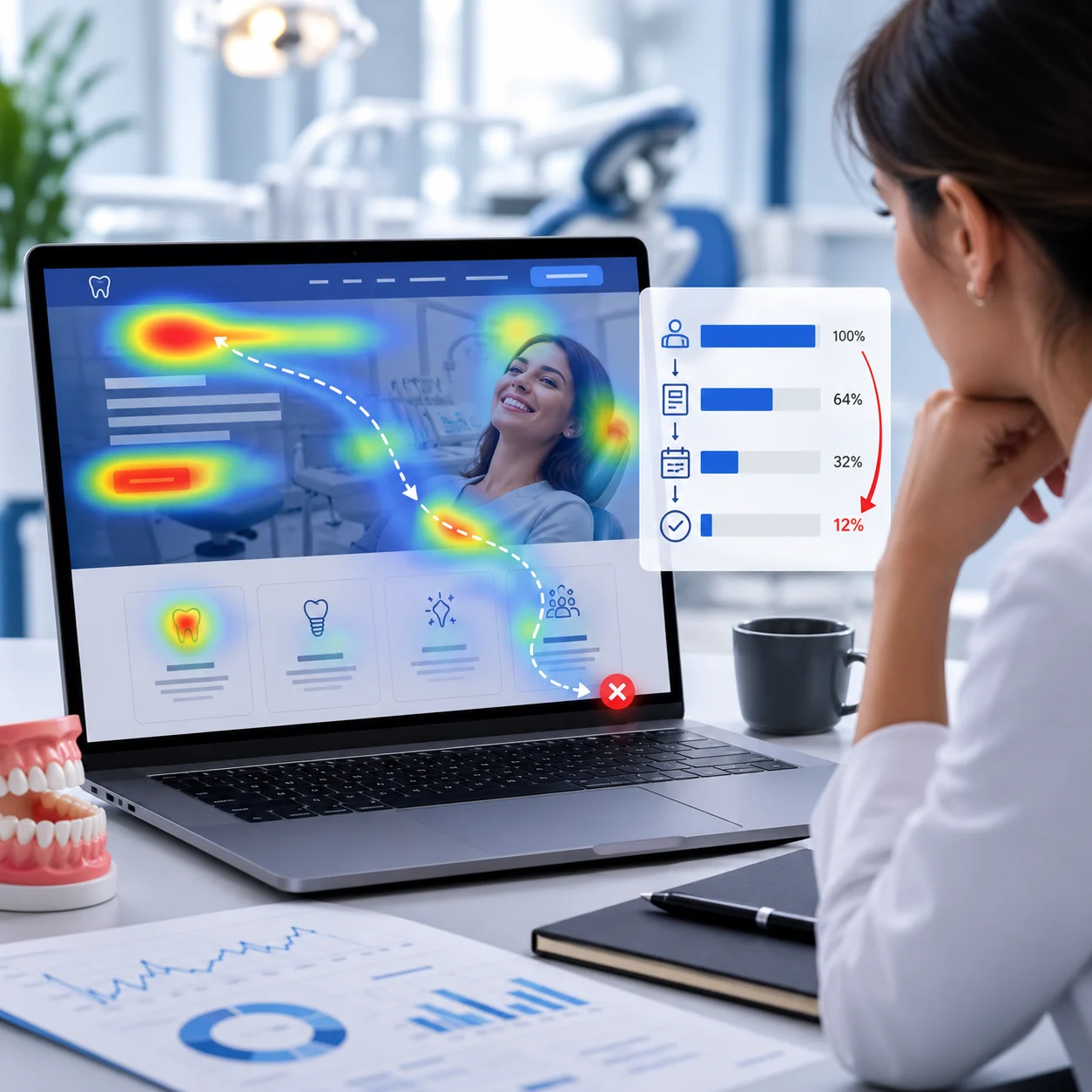 How to Find Where Patients Drop Off on Your Dental Website