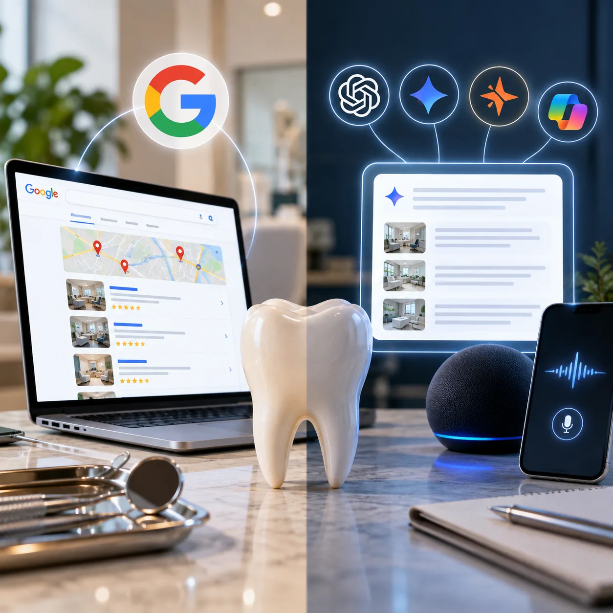 Google Rankings vs. AI Citations: Which Dental Visibility Metric Matters More?