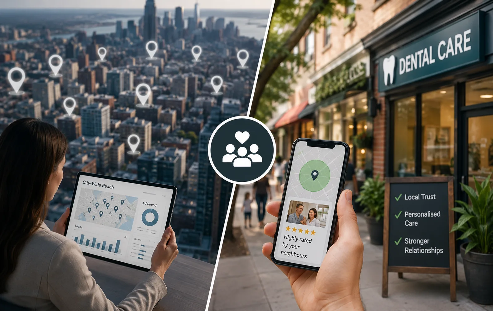 Why Neighborhood Marketing Beats City-Wide Marketing for Dental Practices