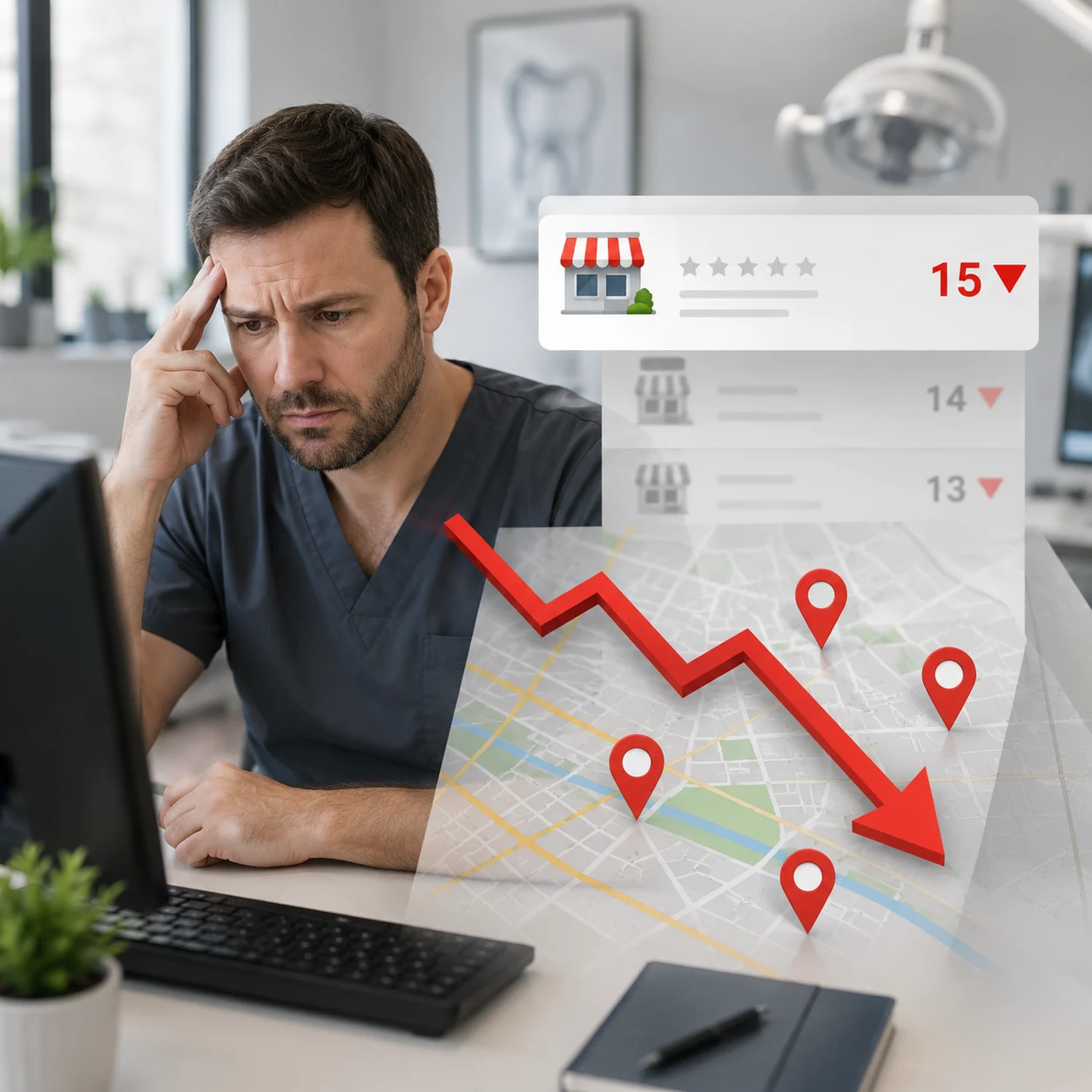 Why Your Dental Practice Dropped in Google Maps Rankings