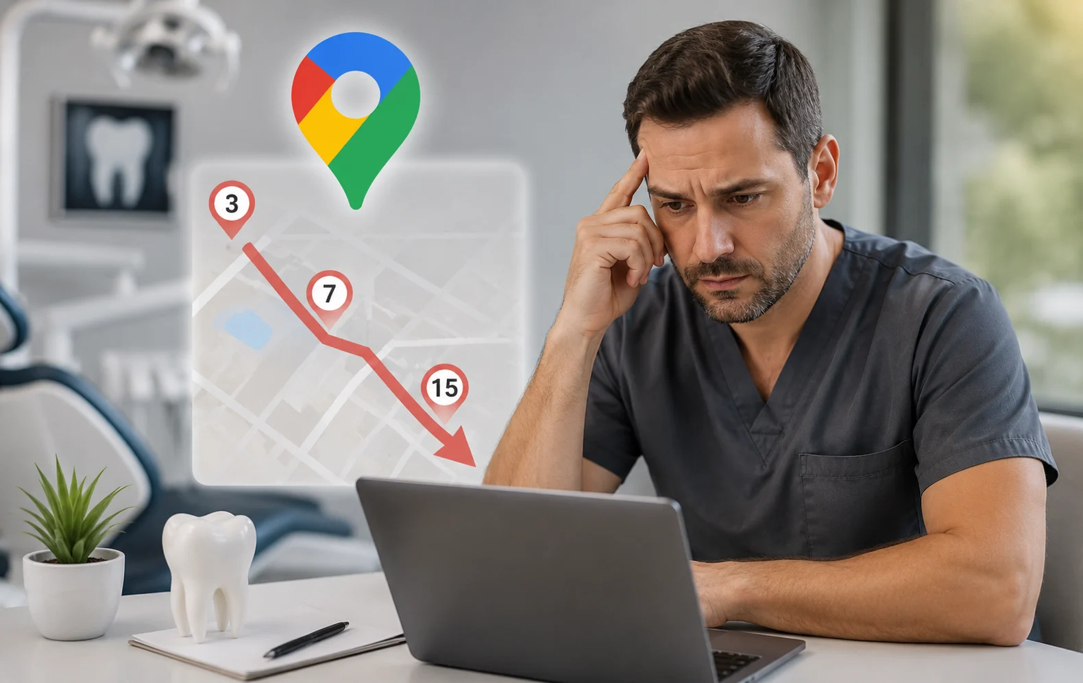 Why Your Dental Practice Dropped in Google Maps Rankings