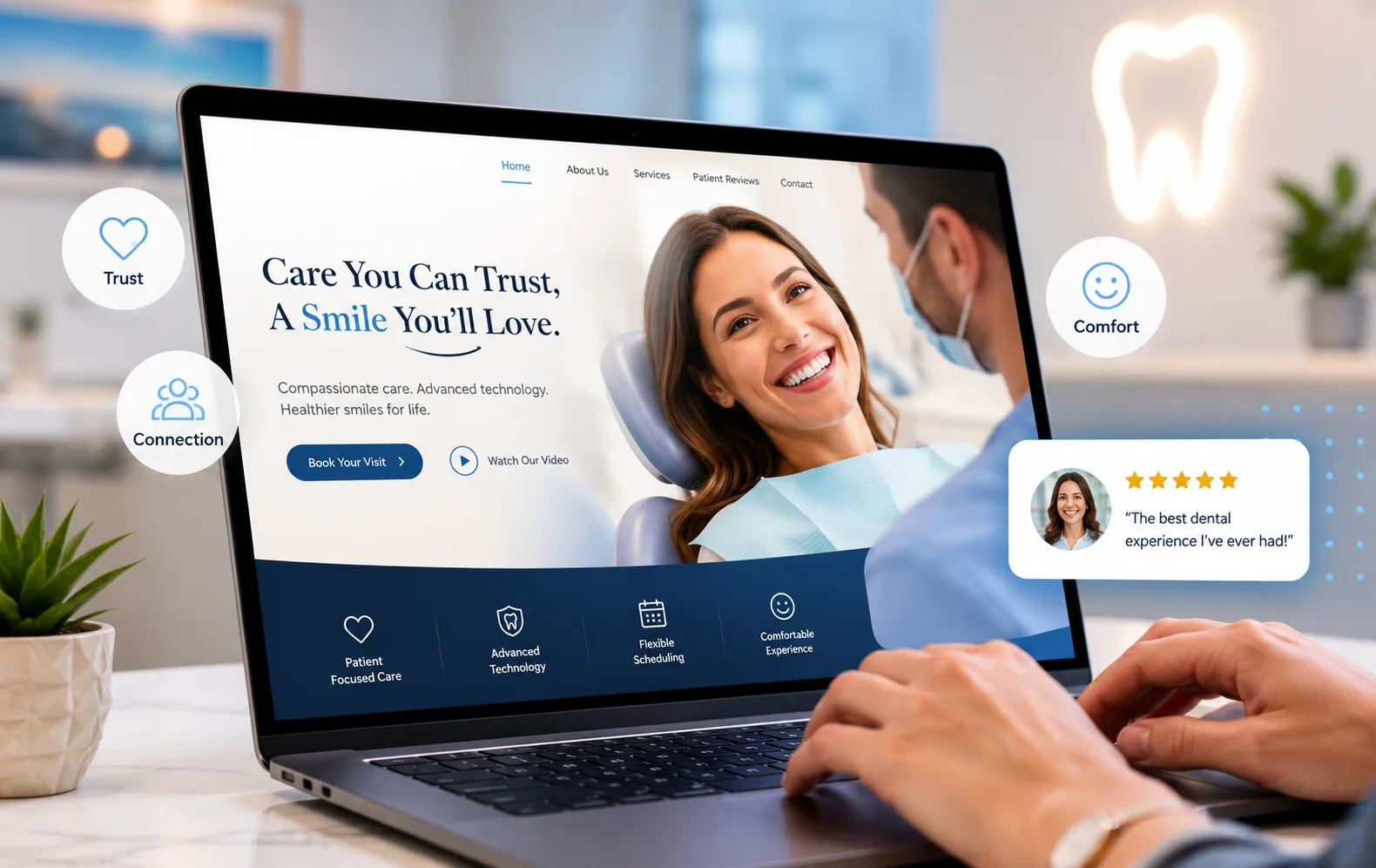 How Emotive Website Design Helps Dental Practices Convert More Patients