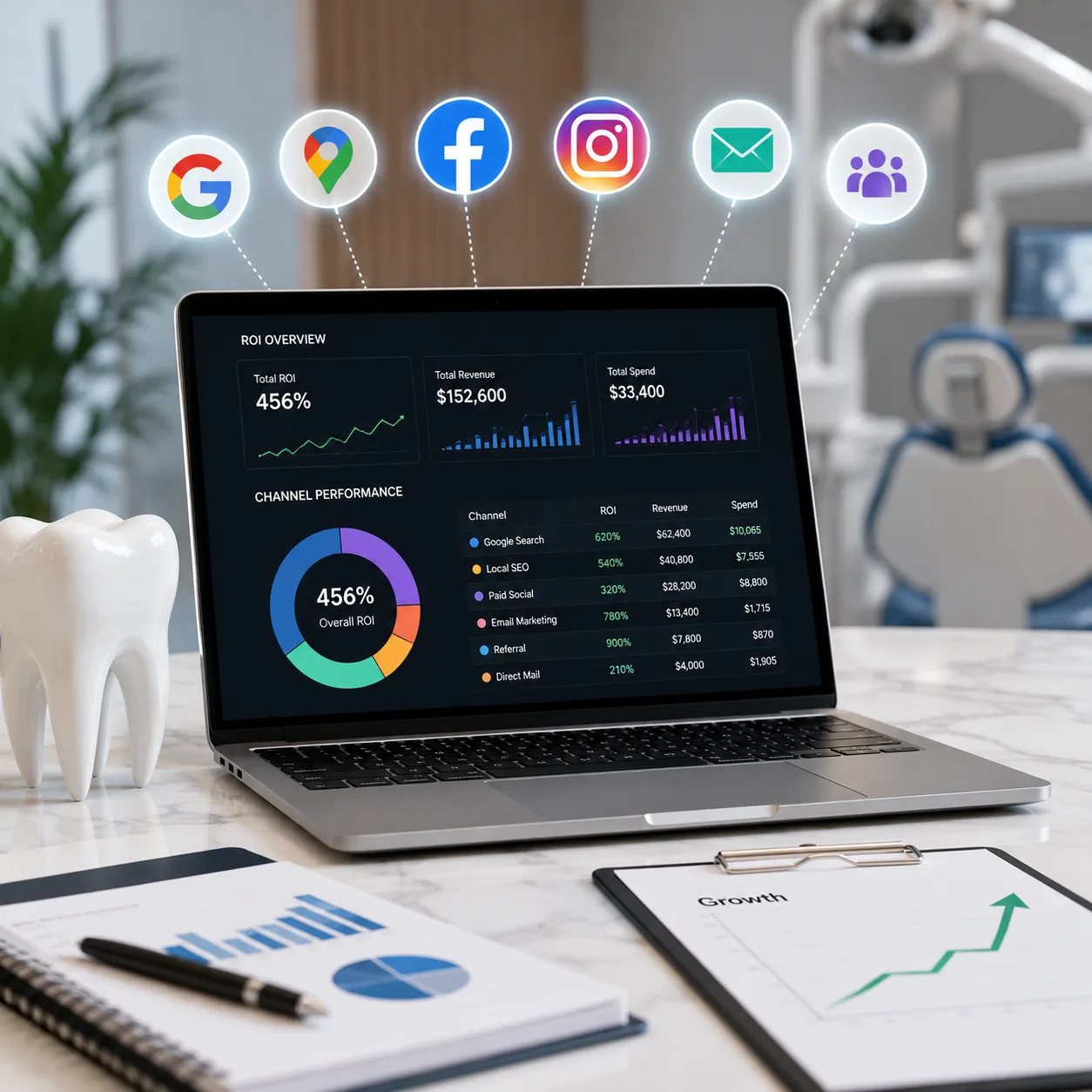What Marketing Channels Give Dentists the Best ROI?