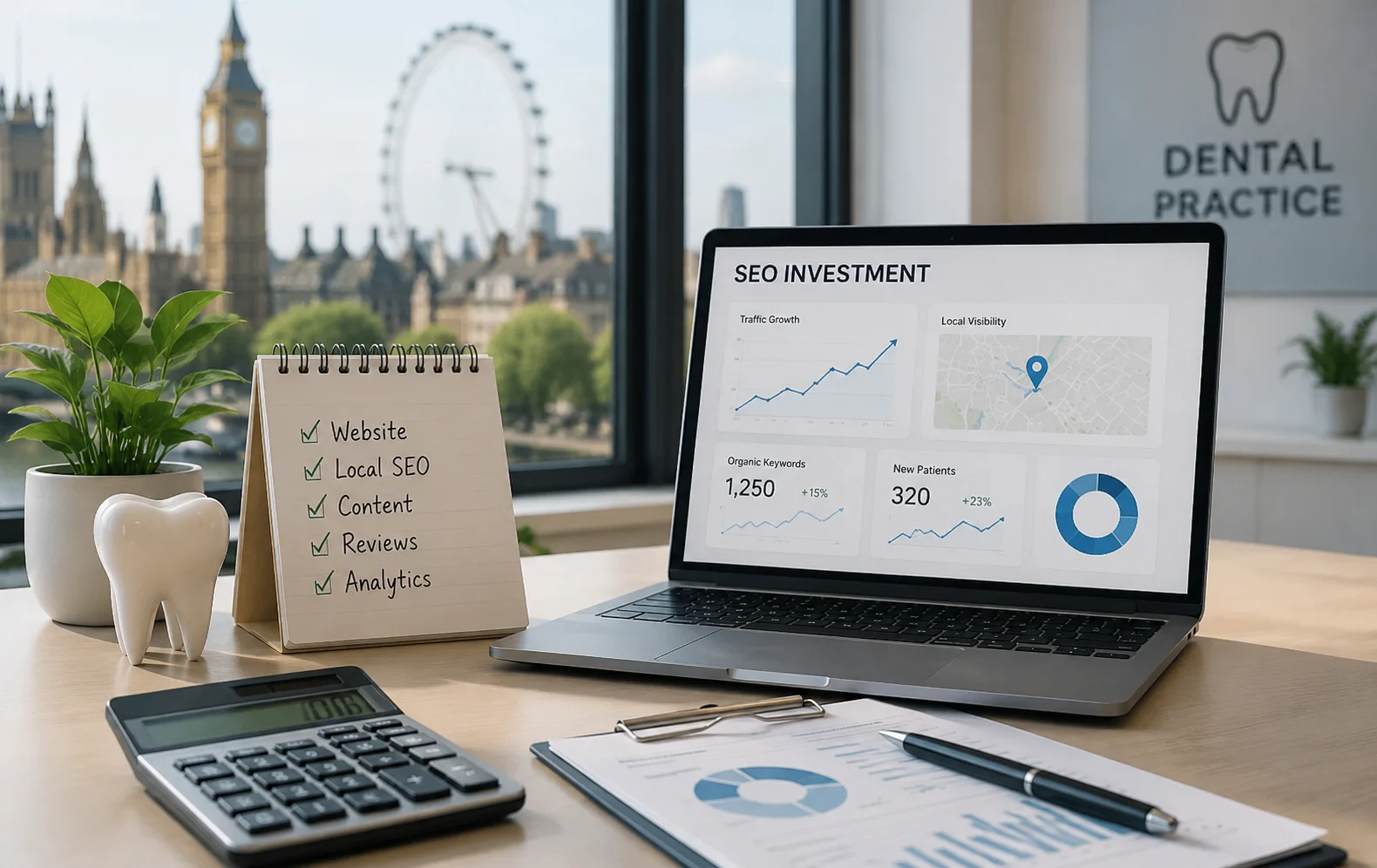 How Much Should a Small Dental Practice Invest in SEO in London?