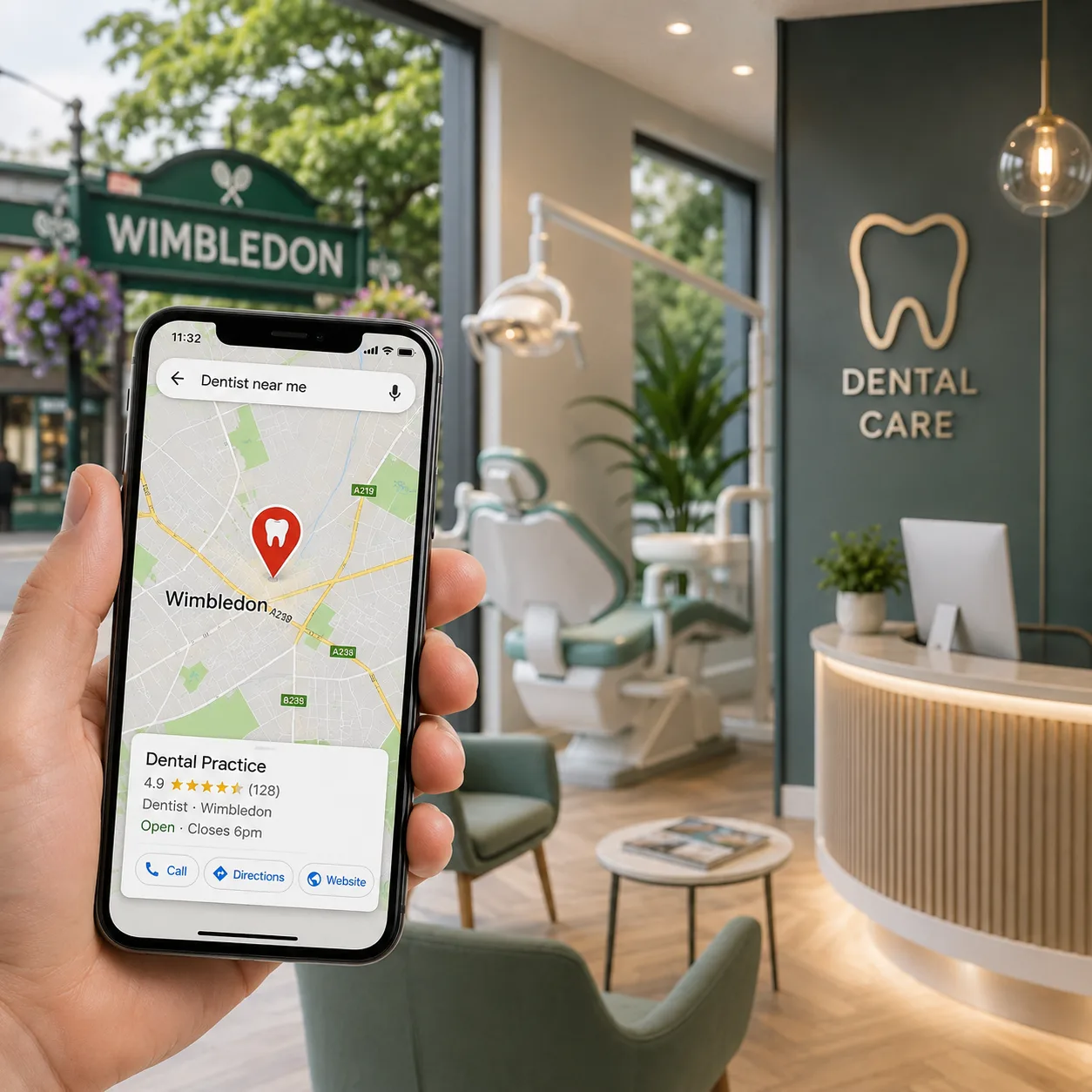 How Wimbledon Dentists Can Increase Calls From Google Maps