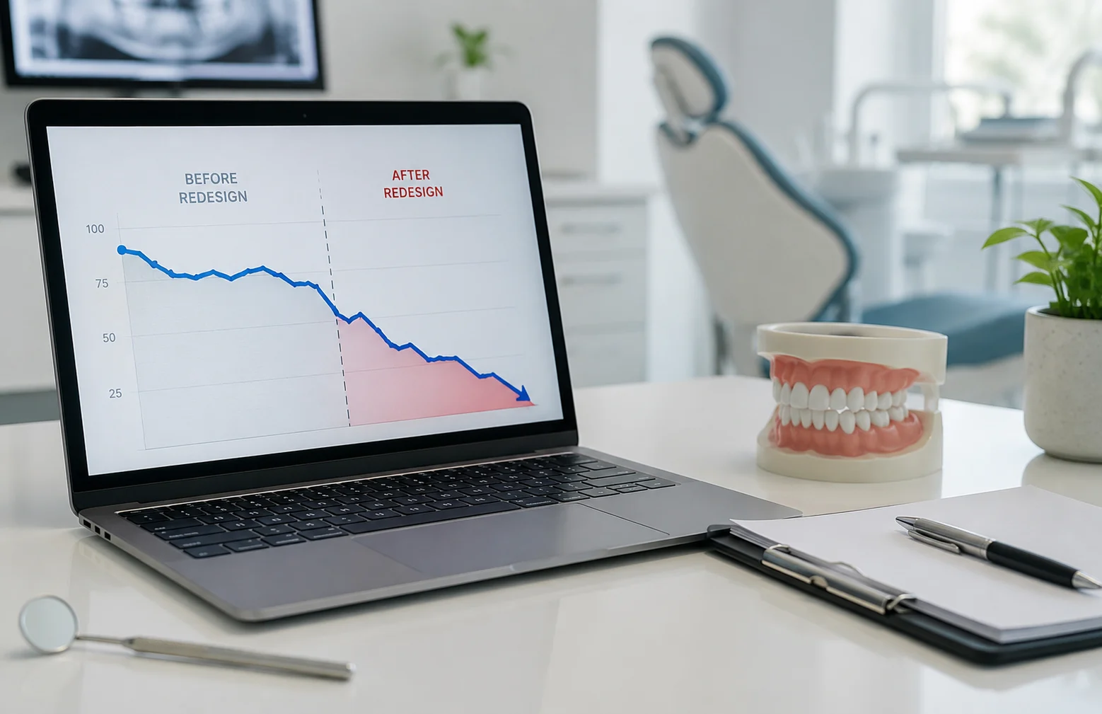 Why Dental Clinics Lose Google Rankings After a Website Redesign