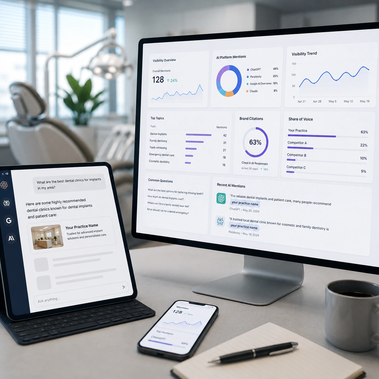 How Dental Practices Can Track Their Presence in LLM-Powered Search