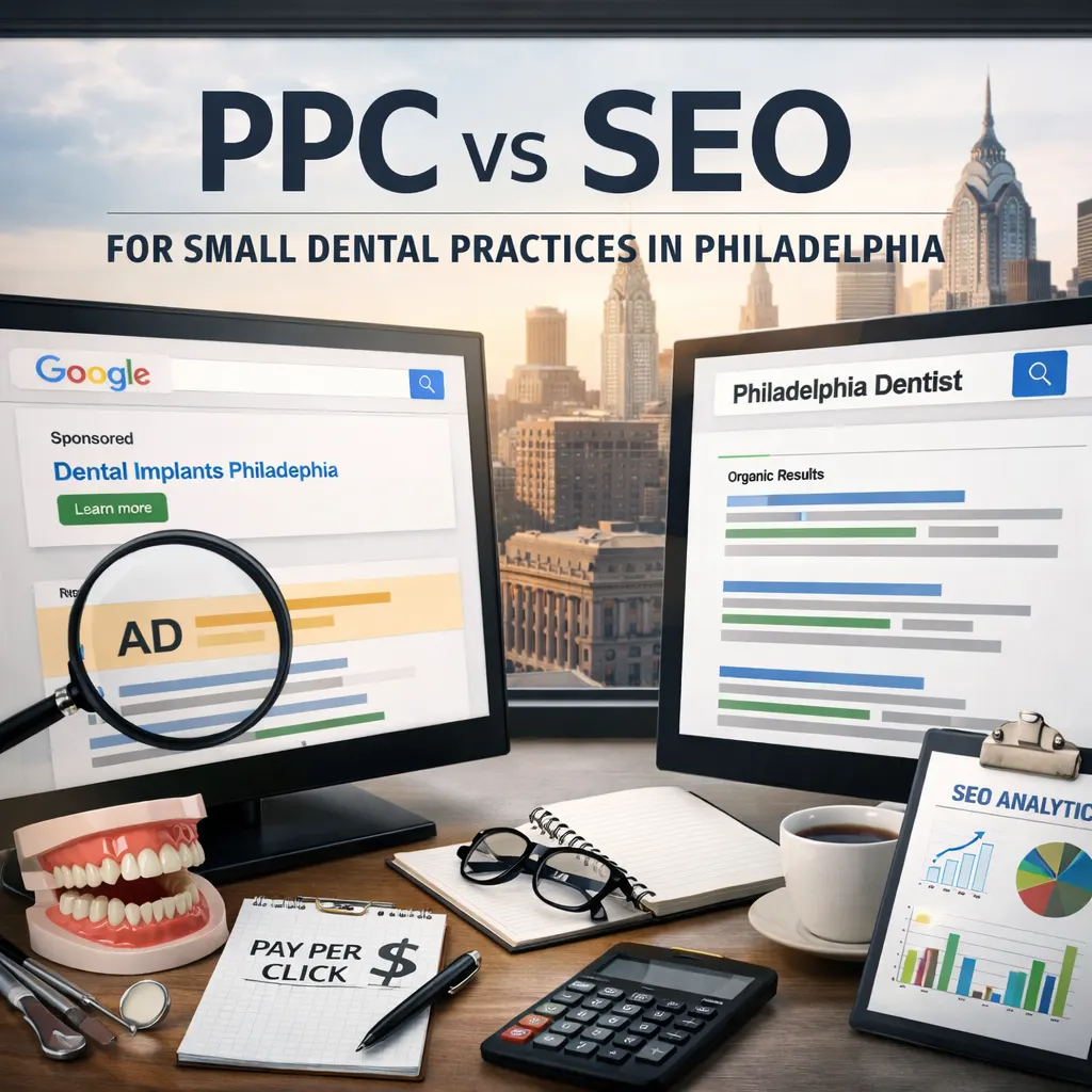 PPC vs SEO for Small Dental Practices in Philadelphia