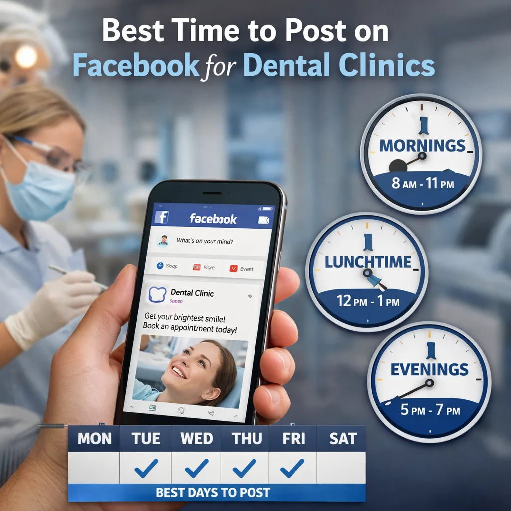 Best Time to Post on Facebook for Dental Clinics in the USA