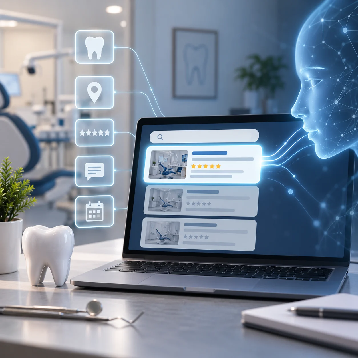 6 Ways Dental Practices Can Beat Competitors in AI Search