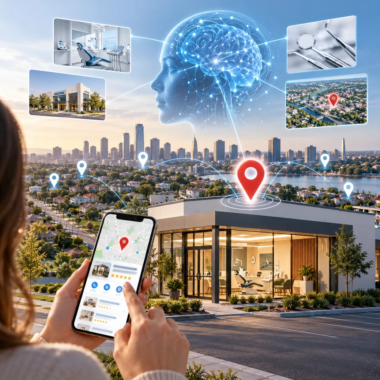 How AI Search Understands Dental Practice Locations