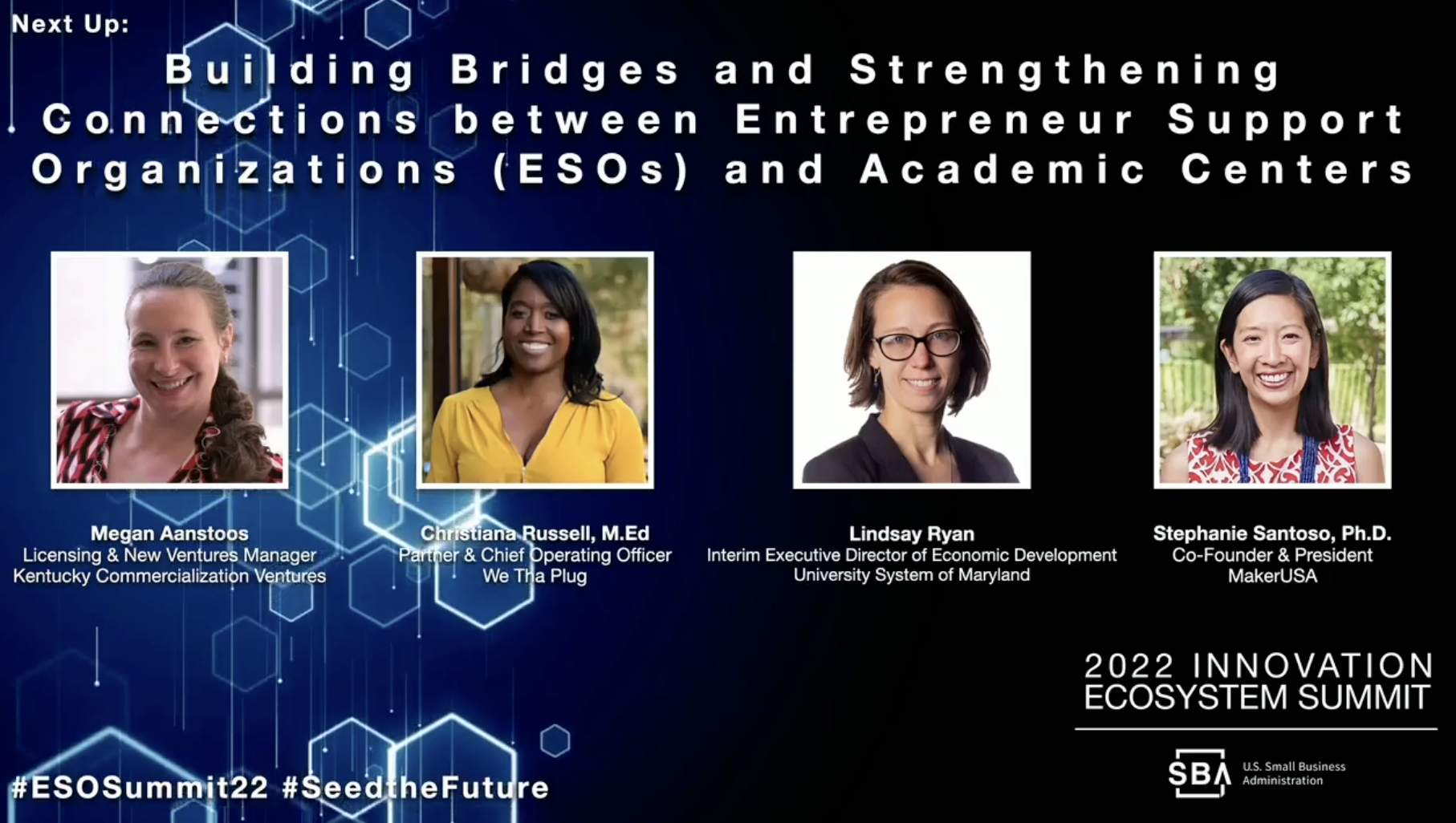 Panel hosted by Megan Aanstoos, featuring Chritiana Russell, Lindsay Ryan, and Stephanie Santoso