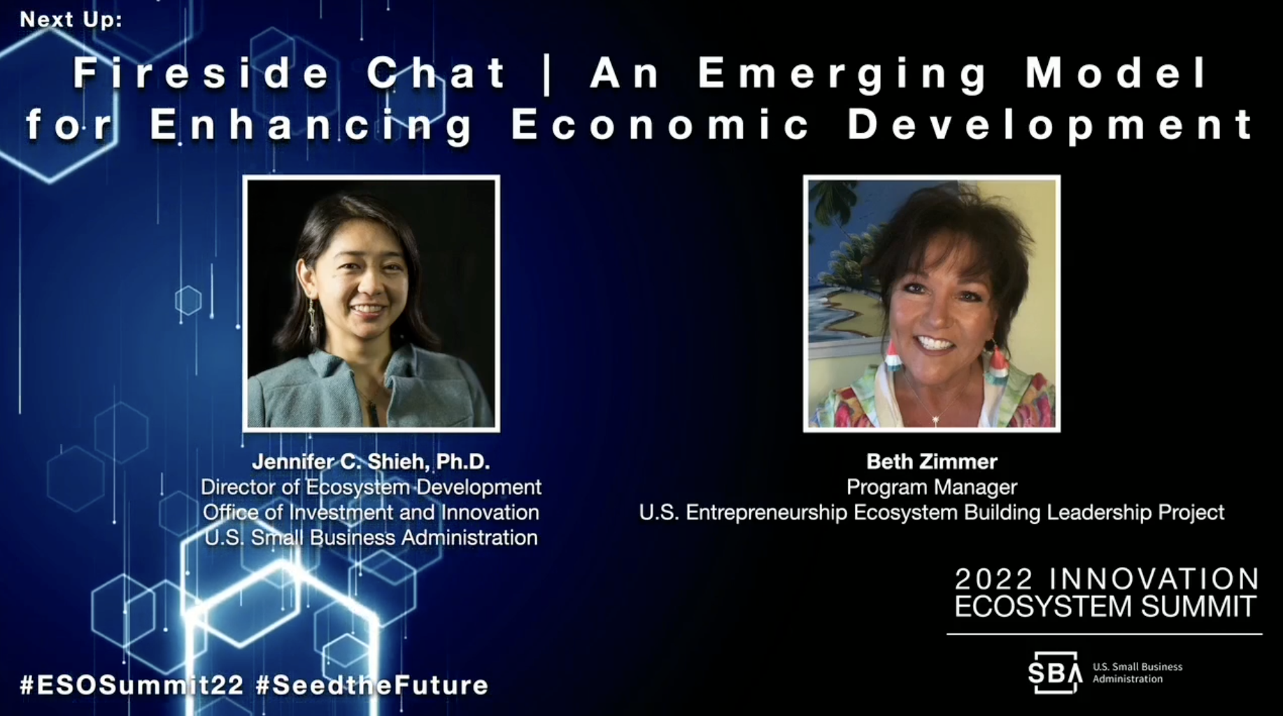 Fireside chat between Jennifer Shieh and Beth Zimmer