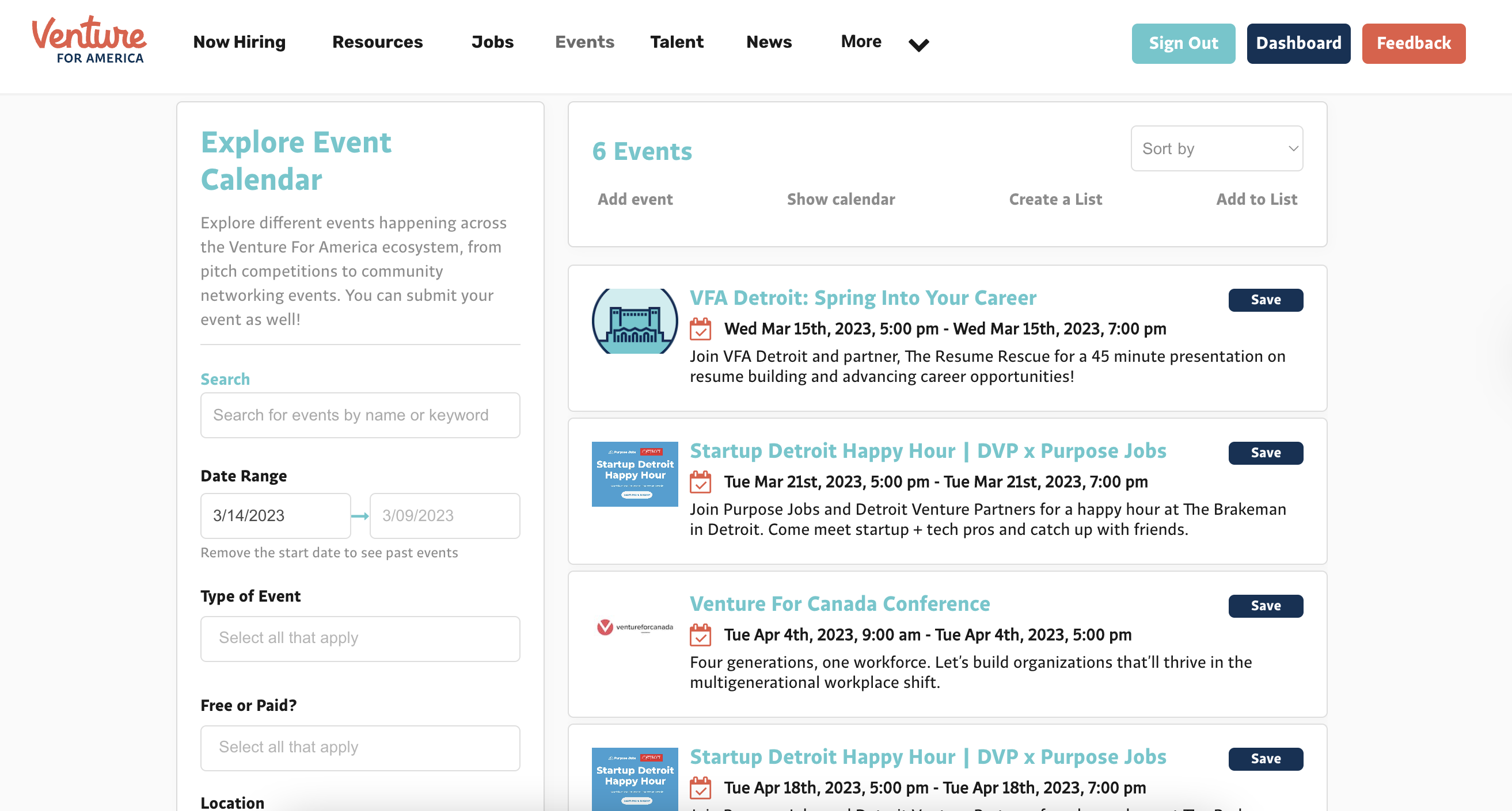 💡 Showcase important events and news in your ecosystem
