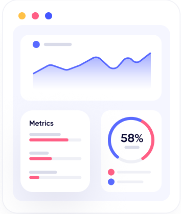 a mockup that says "new features"