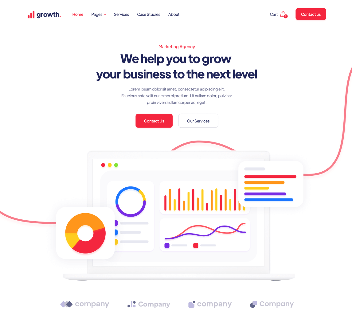 Home - Growth Webflow Template