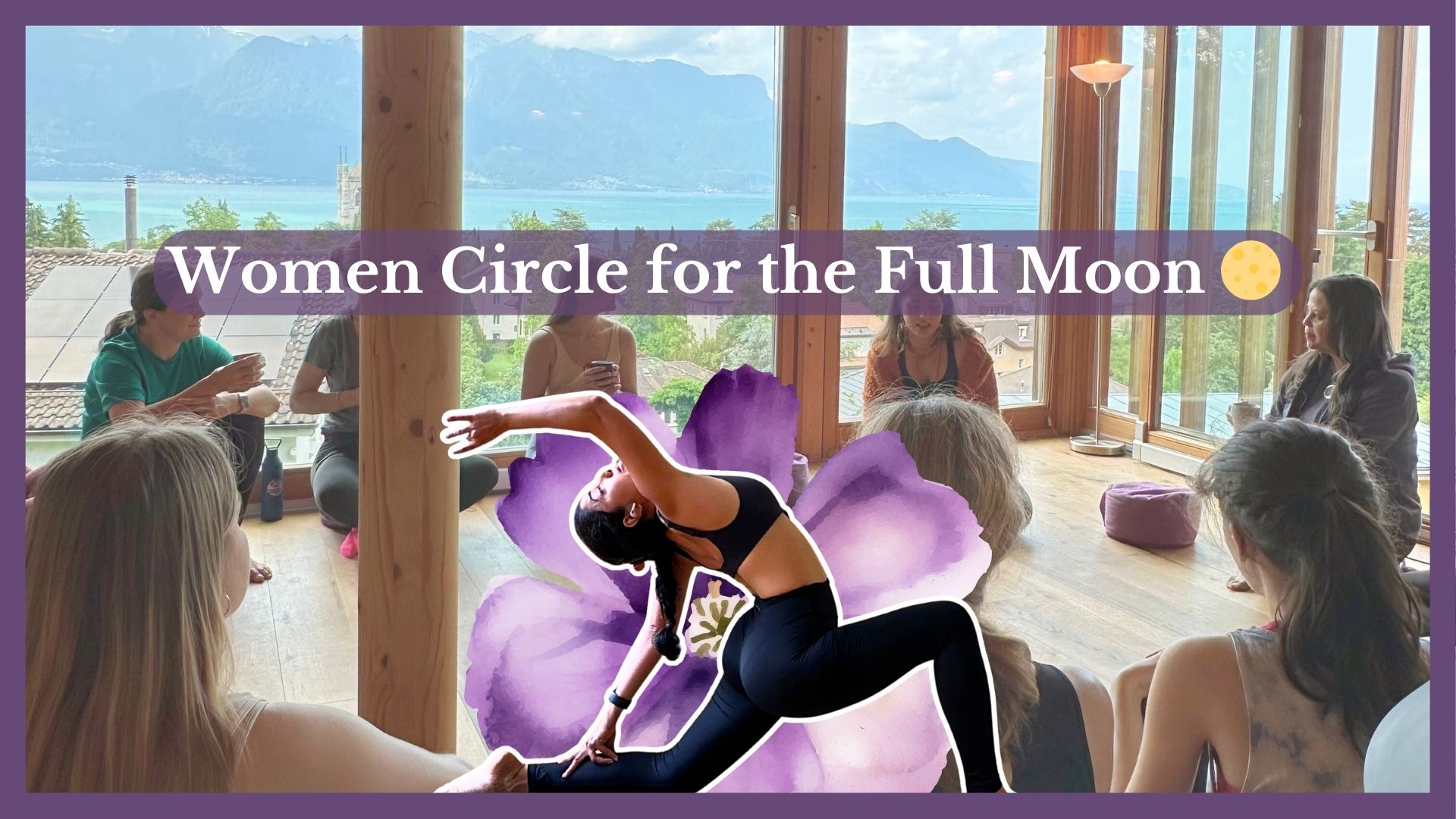 women circle full moon vevey at yogic spirits