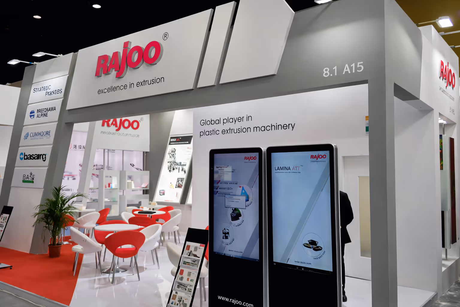 3D product visualization of extrusion machinery