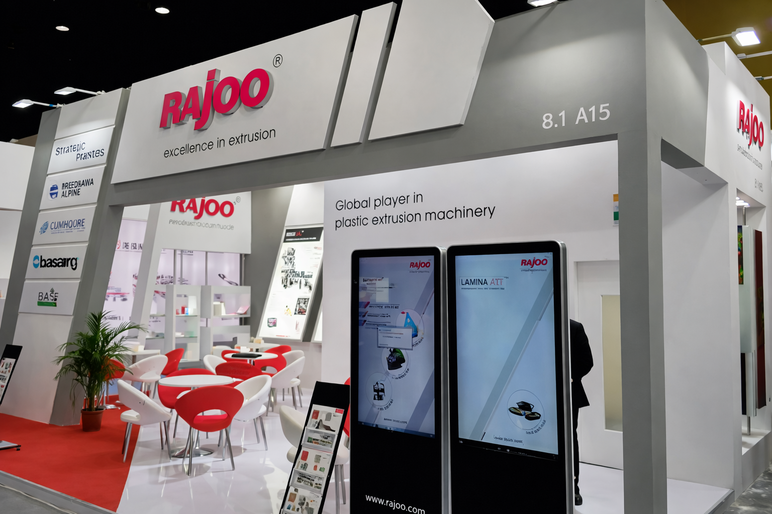 3D product visualization of extrusion machinery