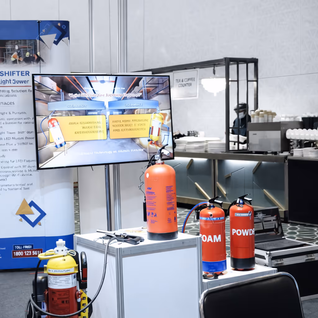 Tablet-based 3D product visualization app for ASKA fire extinguishers