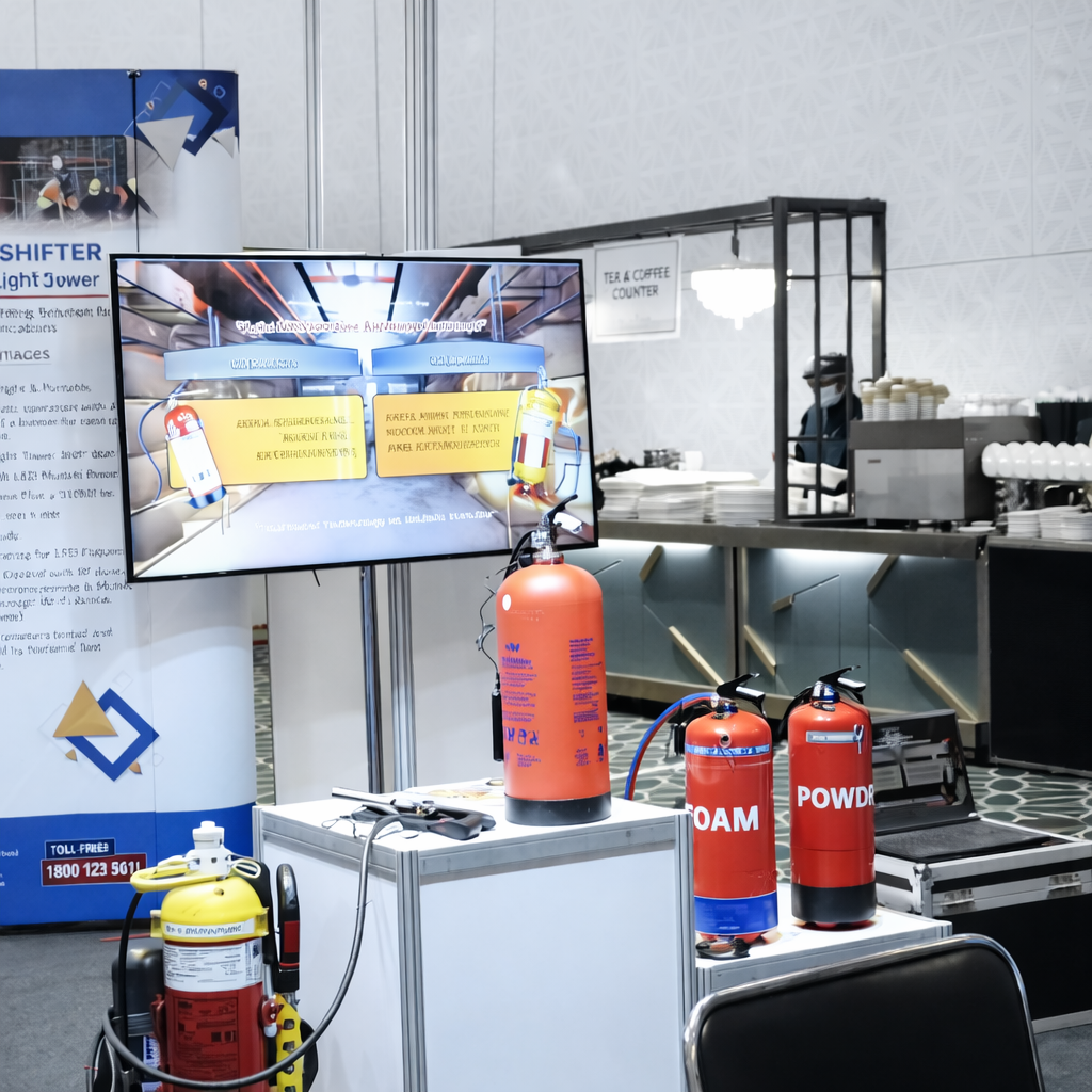 Tablet-based 3D product visualization app for ASKA fire extinguishers