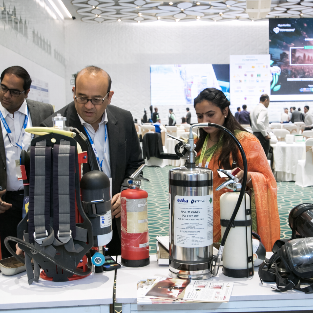 Augmented reality light tower experience at ASKA exhibition booth