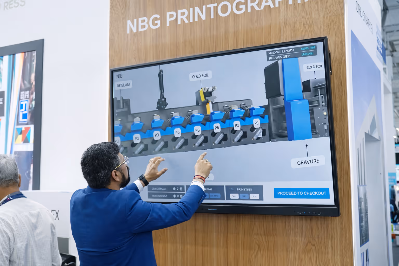 NBG Starflex Printography Machine - 3D close-up view