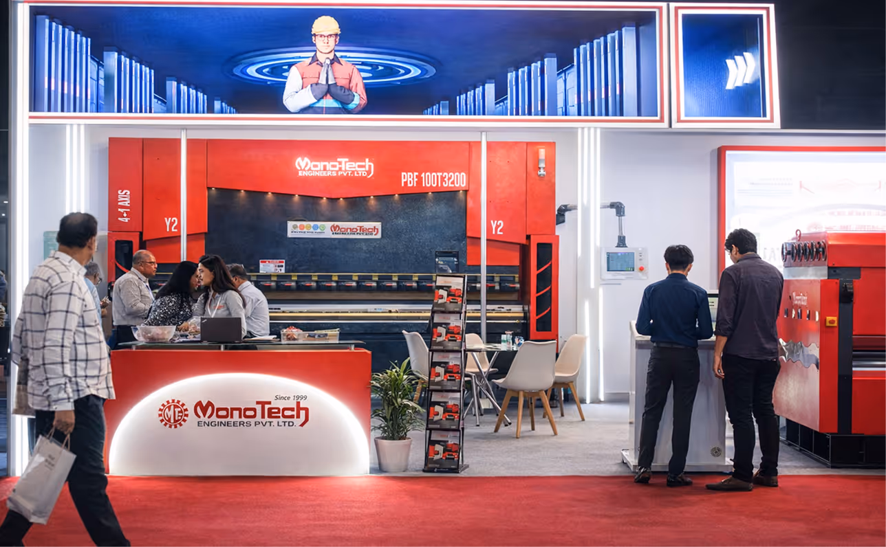 Anamorphic 3D LED wall exhibition booth India — immersive display by Metaverse911