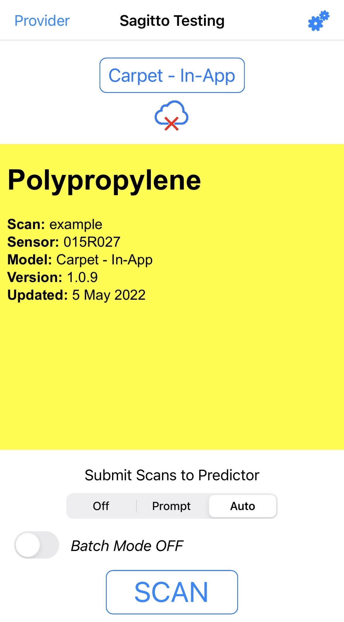 Carpet composition in seconds