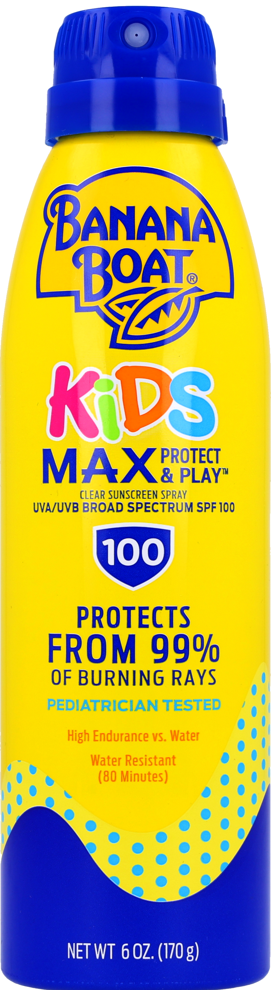 Banana Boat® Kids Max Protect & Play™ Clear Sunscreen Spray SPF 100