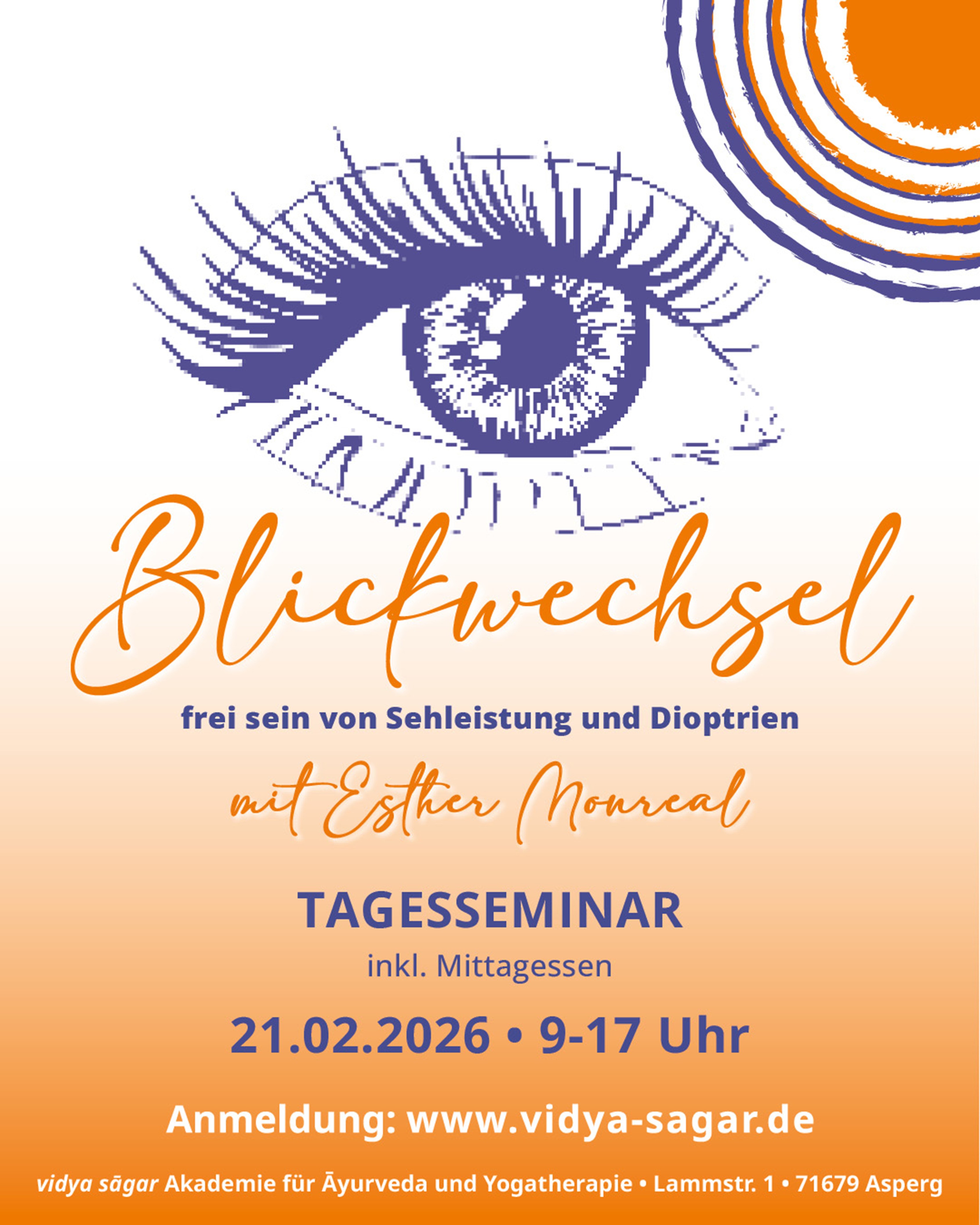 21.02.2026 Blickwechsel - frei sein von Sehleistung und Dioptrien 