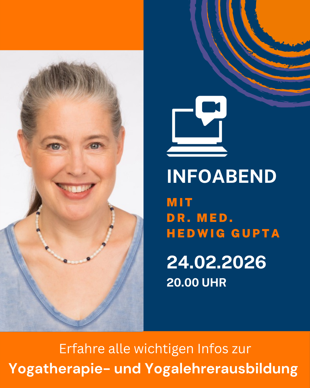 24.02.2026 Informationsabend Basisausbildung Yogatherapie-Ausbildung und Yogalehrer-Ausbildung