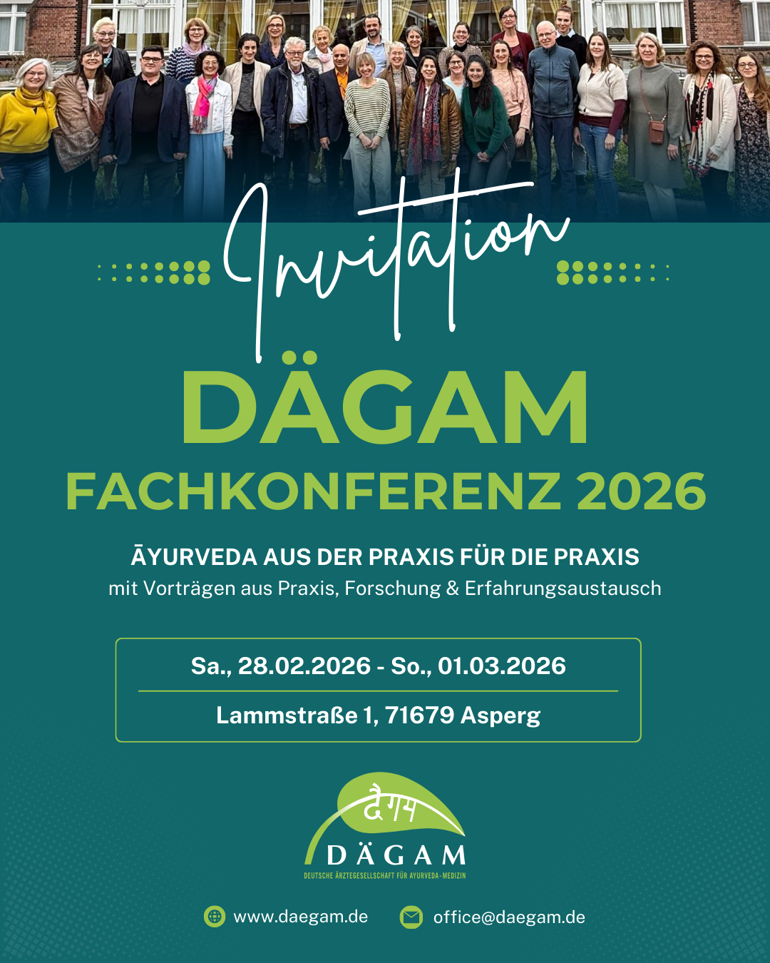 28.02-01.03.2026 DÄGAM-Fachkonferenz 2026 in Asperg