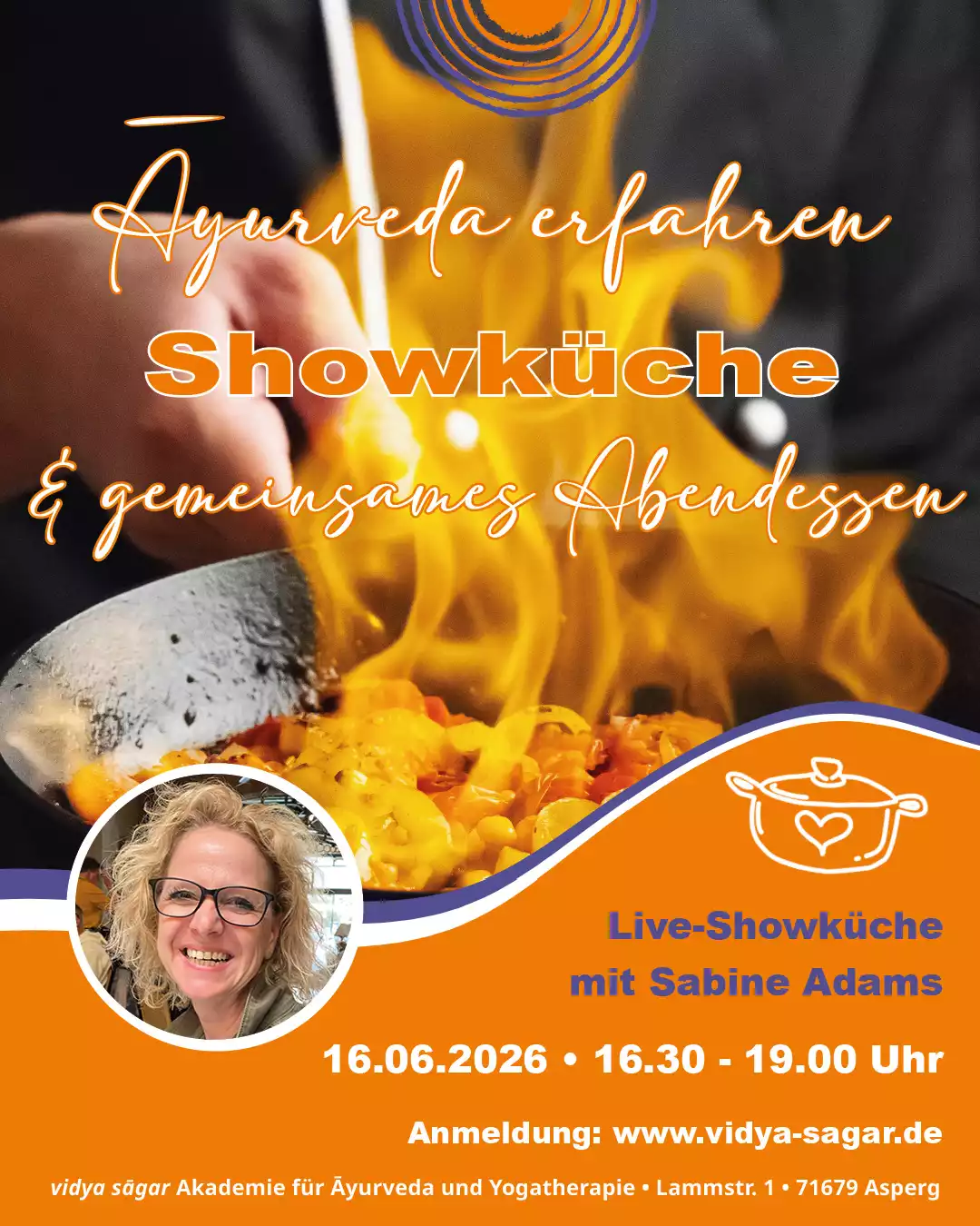 16.06.2026 Āyurveda erfahren in Asperg – Showküche & gemeinsames Abendessen