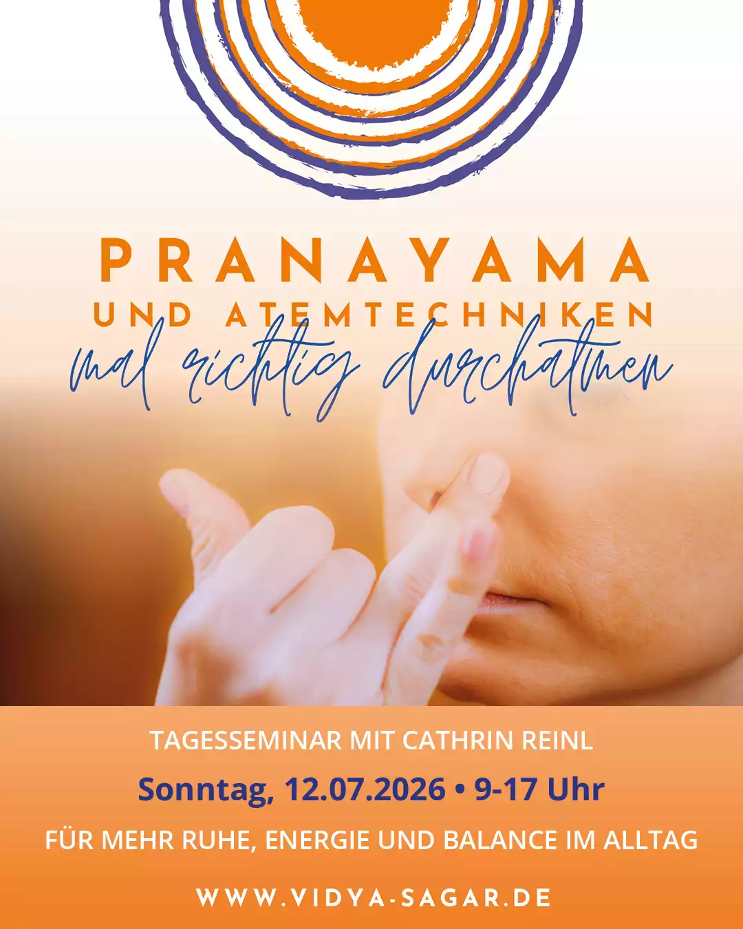 12.07.2026 Pranayama und Atemtechniken - "Mal richtig durchatmen"