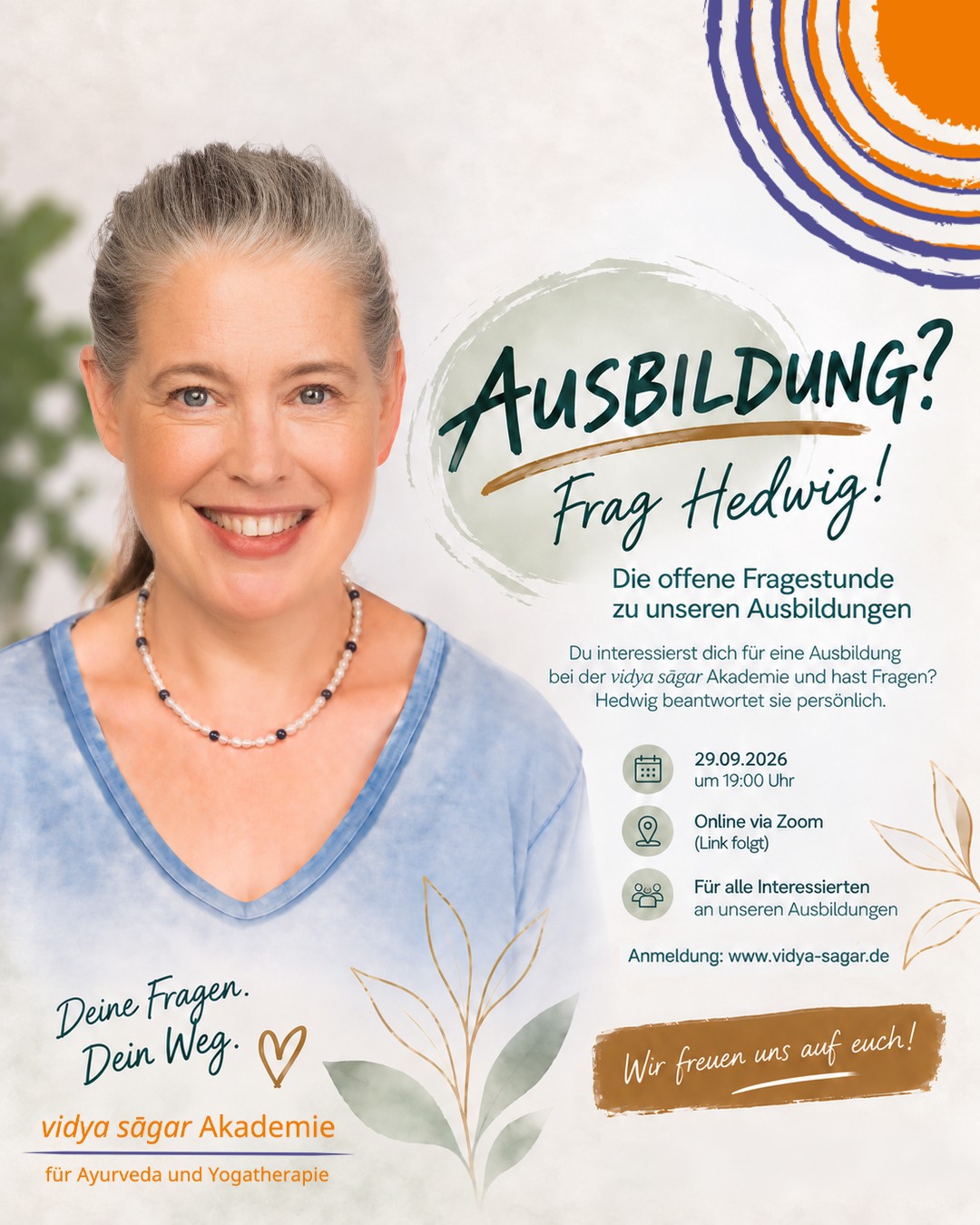 29.09.2026 Ausbildung? Frag Hedwig! 