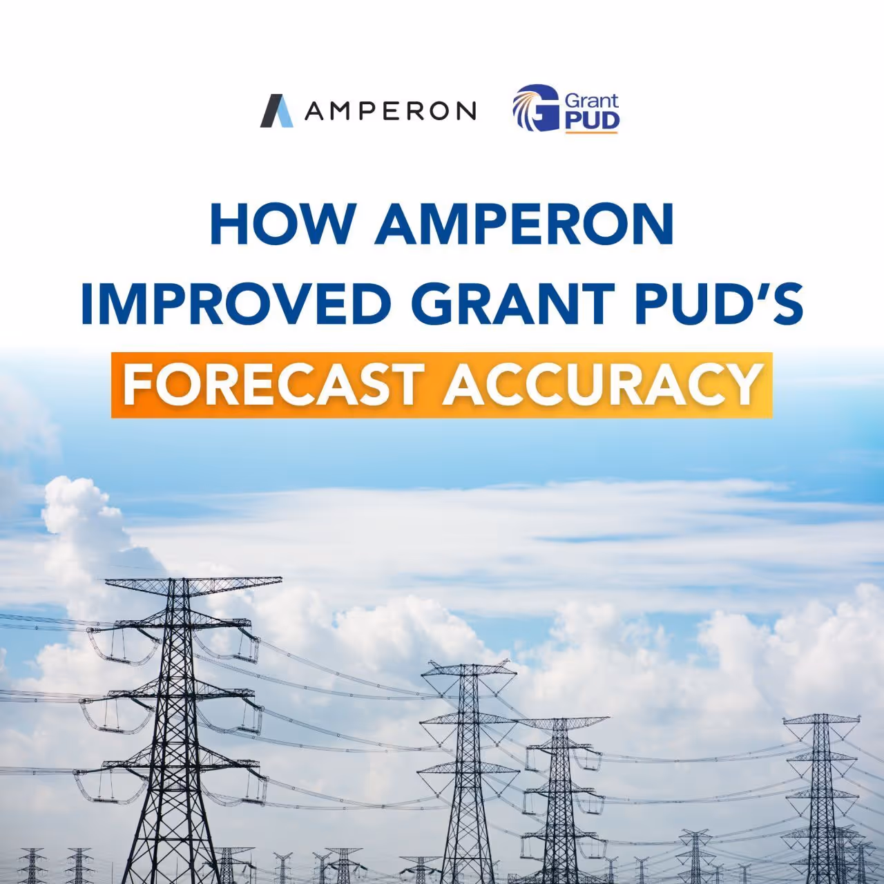 Abstract digital illustration showing connected data nodes with text promoting energy data sharing through third parties