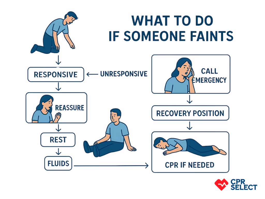 what to do when someone faints