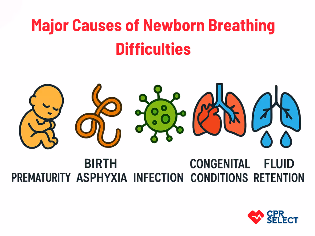 What Causes Newborn Breathing Difficulties
