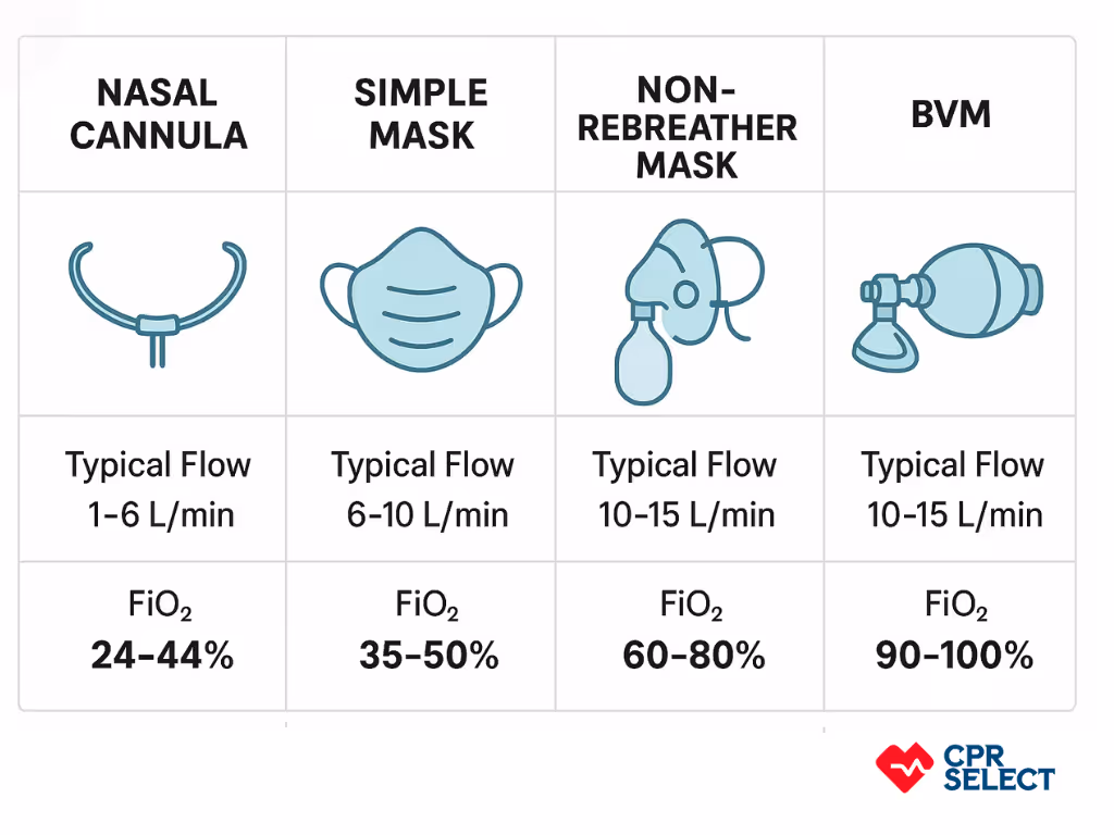 Oxygen Flow Rates