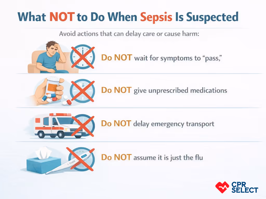 What NOT to Do When Sepsis Is Suspected