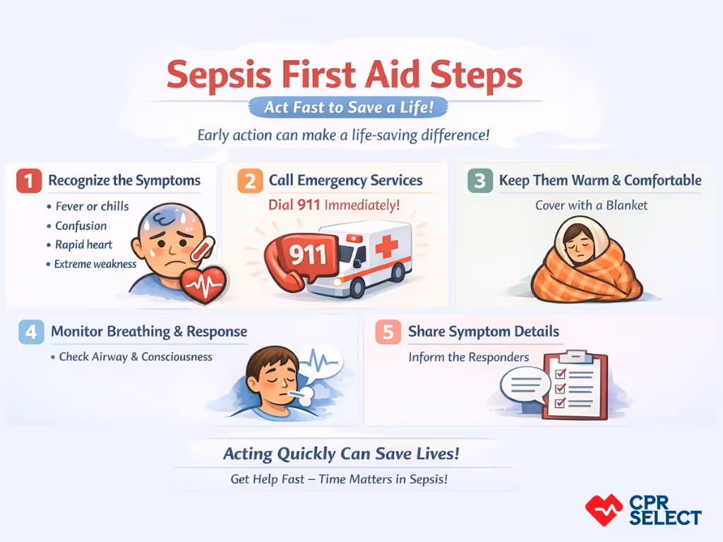 Sepsis First Aid Steps