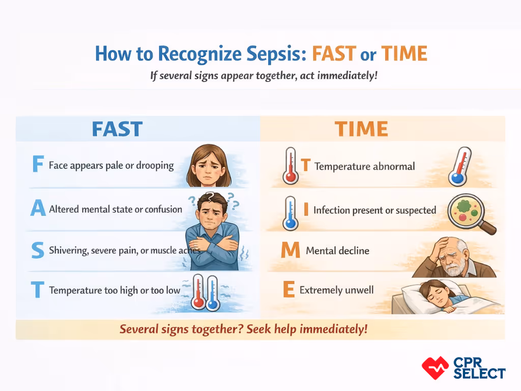 How to Recognize Sepsis Using the FAST or TIME Framework