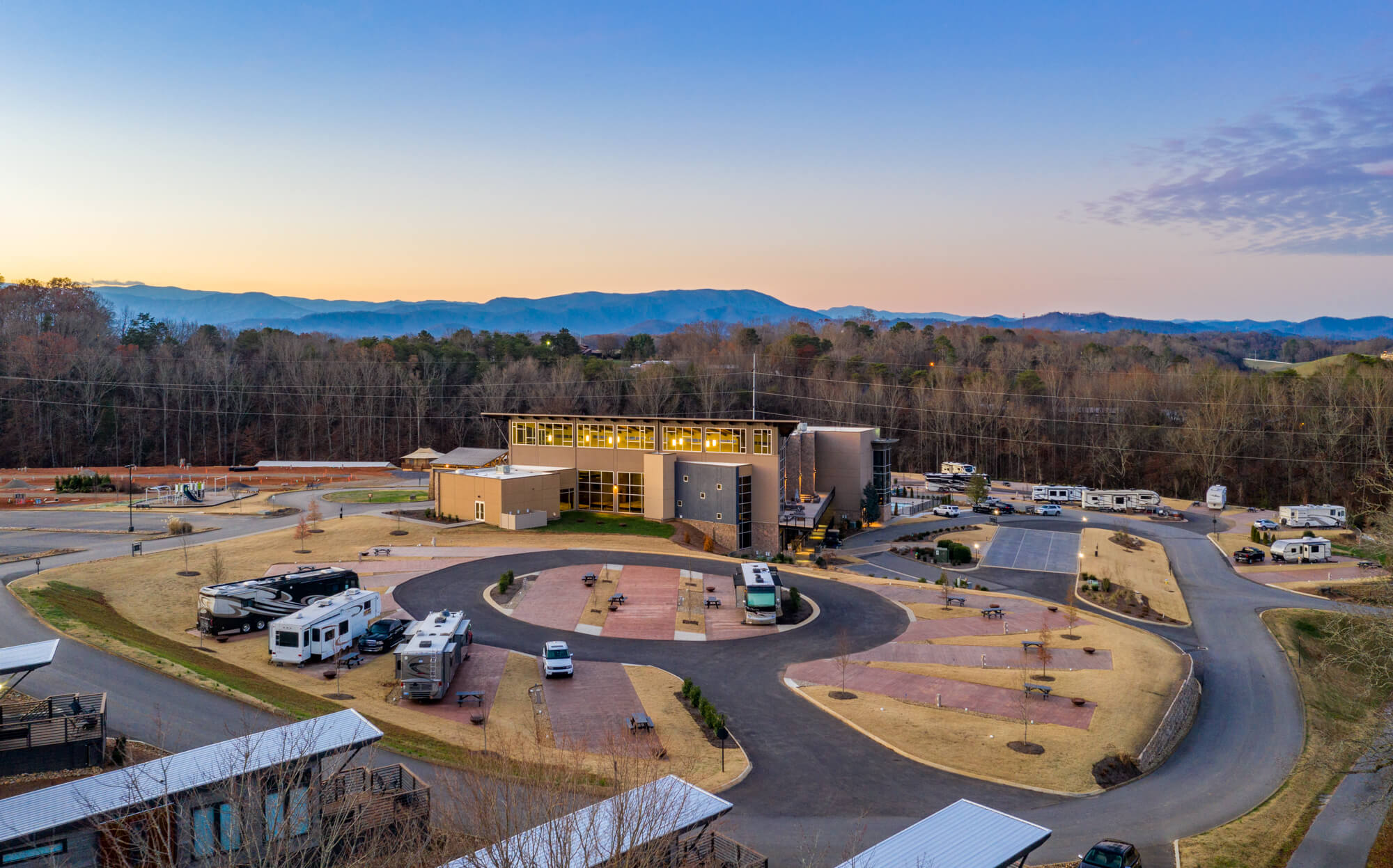 The Ridge Drone Shot