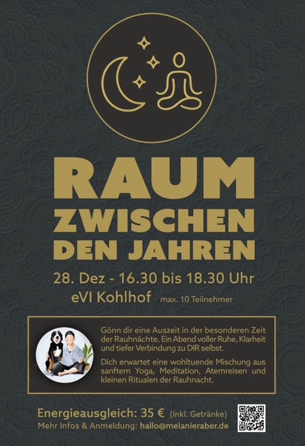 Raum zwischen den Jahren (YOGA) mit Melanie Raber