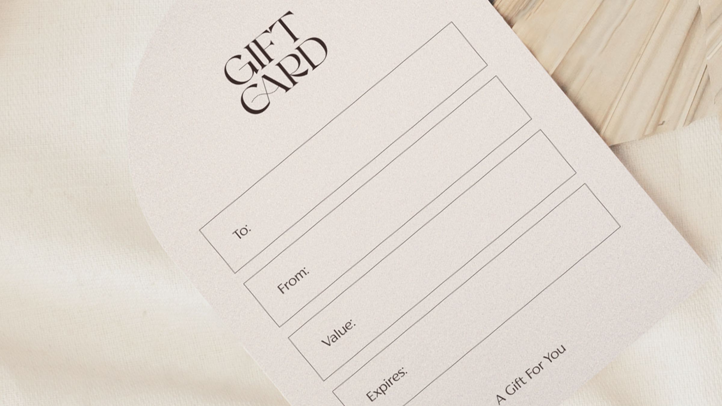 Chantelle Elise Photography Gift Card Back