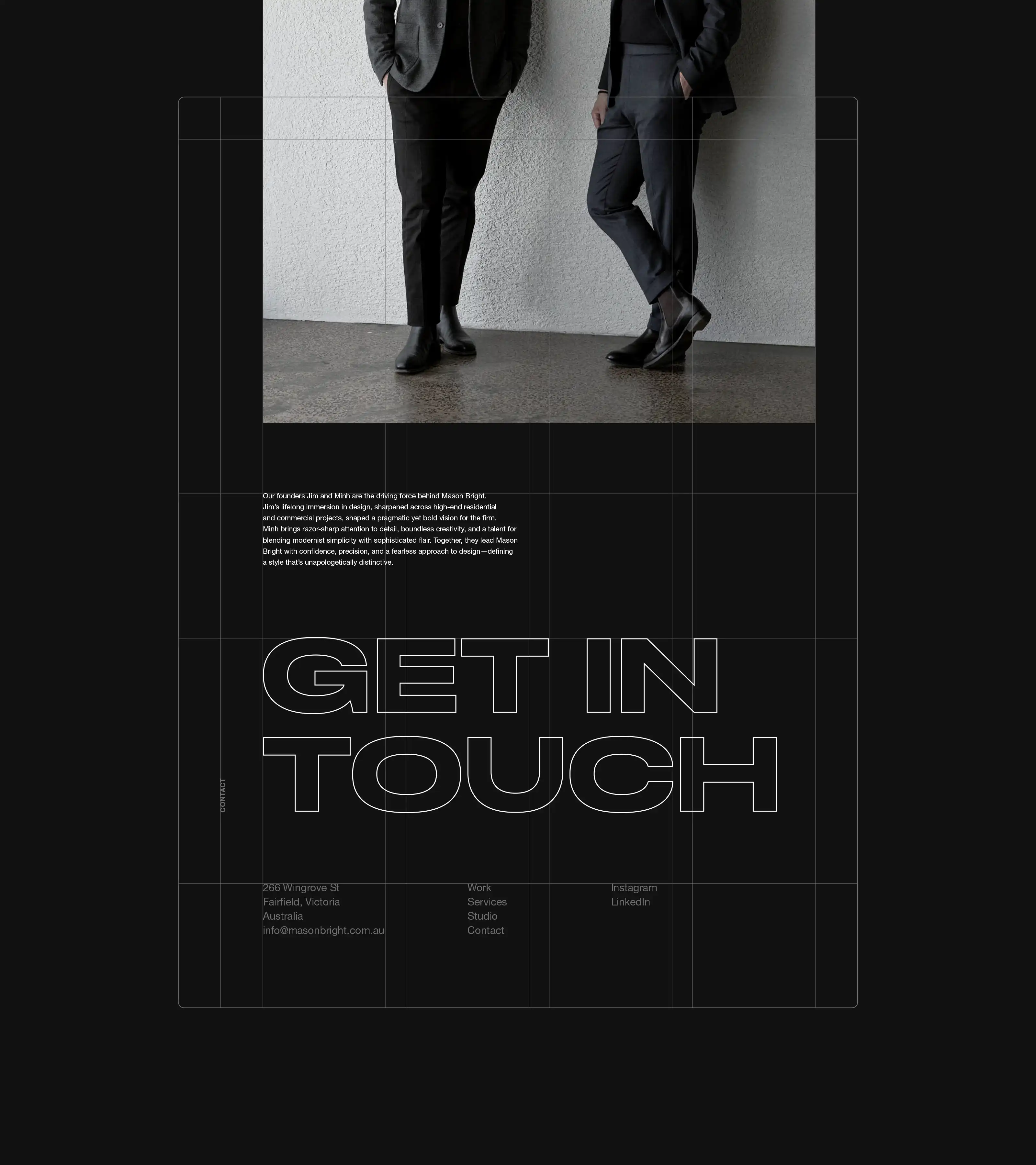 Mason Bright Architects Website Design