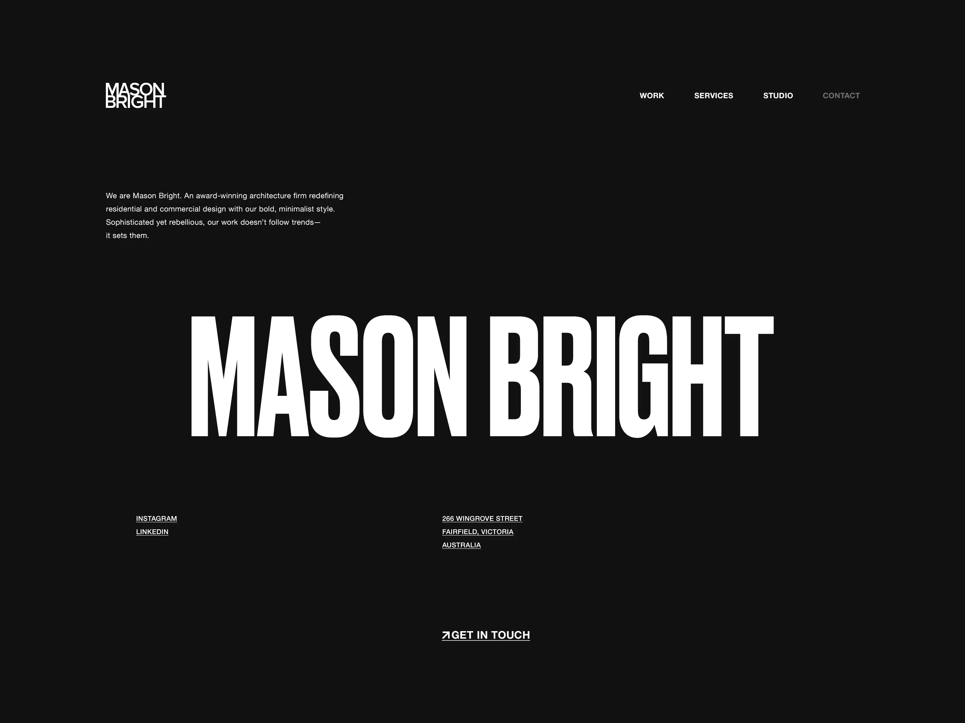 Mason Bright Architects Brand Refresh