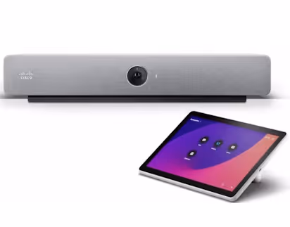 Cisco Room bar with Room Navigator